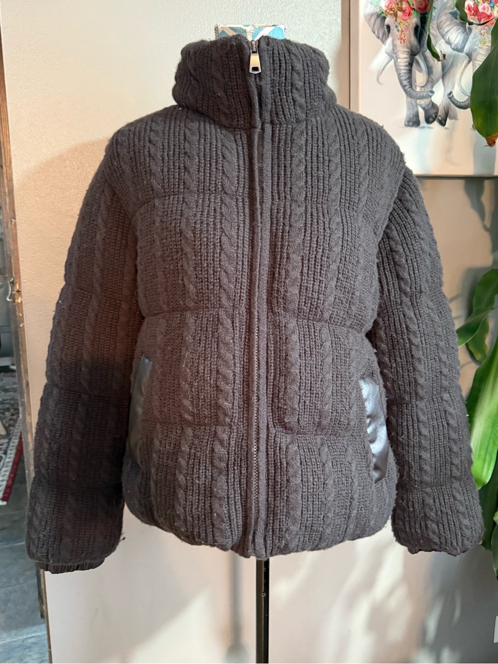 NVLT Dark Brown Quilted Jacket size M